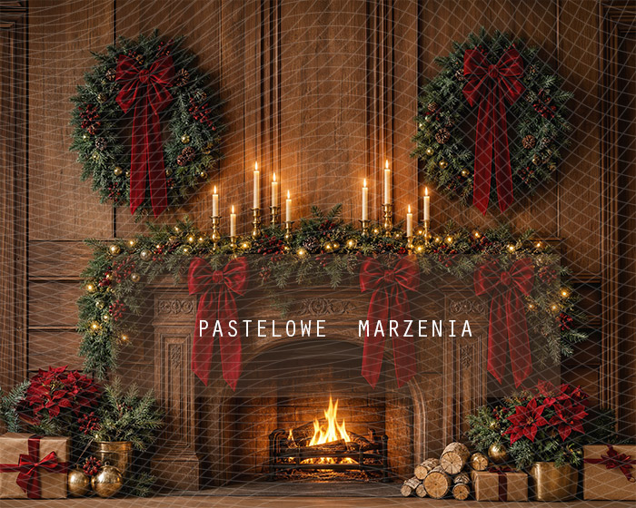 Fabric photographic background from the Christmas category, Frame 250x200 cm