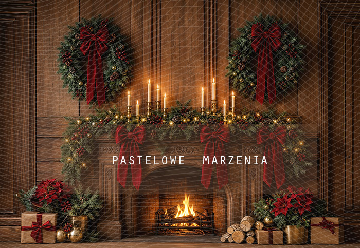 Fabric photographic background from the Christmas category, Frame 290x200 cm