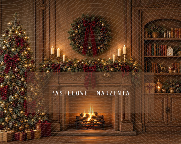 Fabric photographic background from the Christmas category, Frame 250x200 cm
