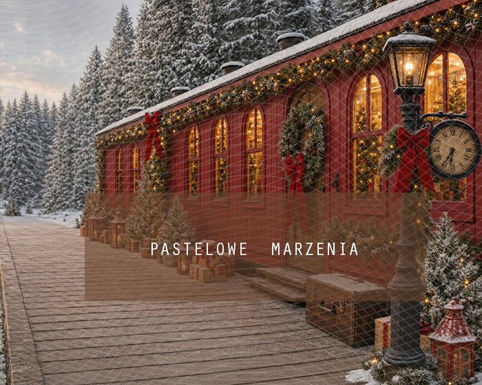 Fabric photographic background from the Christmas category, Frame 250x200 cm