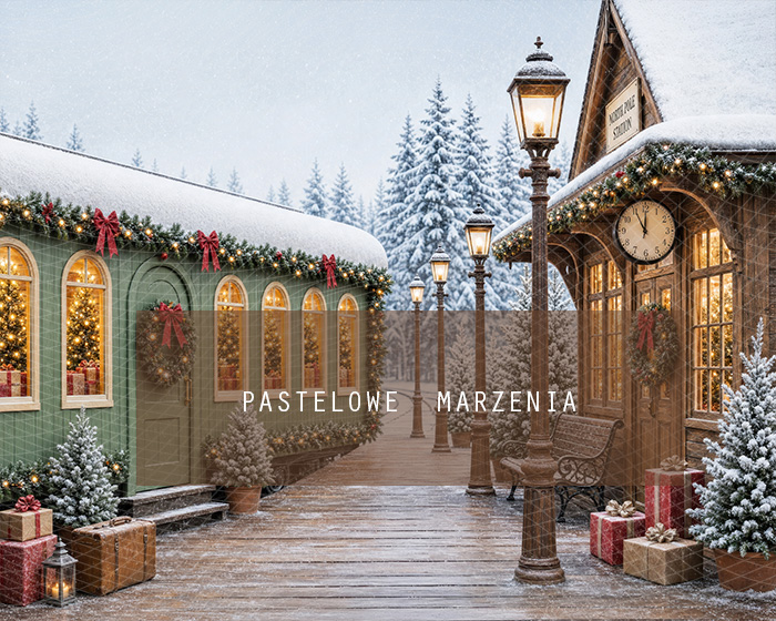 Fabric photographic background from the Christmas category, Frame 250x200 cm