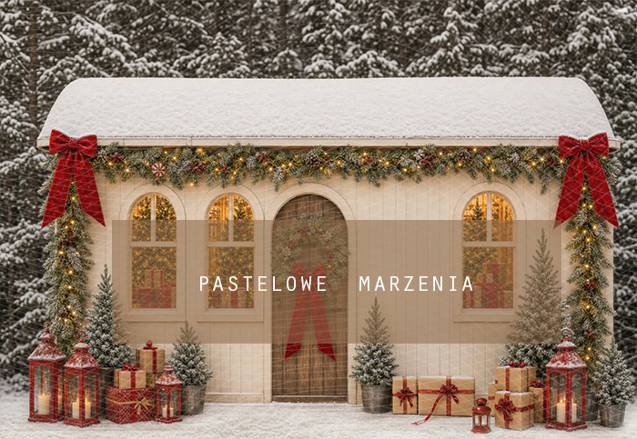 Fabric photographic background from the Christmas category, Frame 290x200 cm