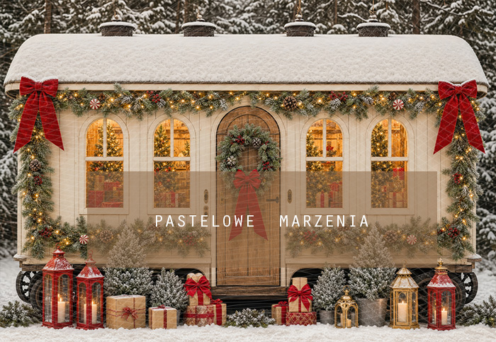 Fabric photographic background from the Christmas category, Frame 290x200 cm