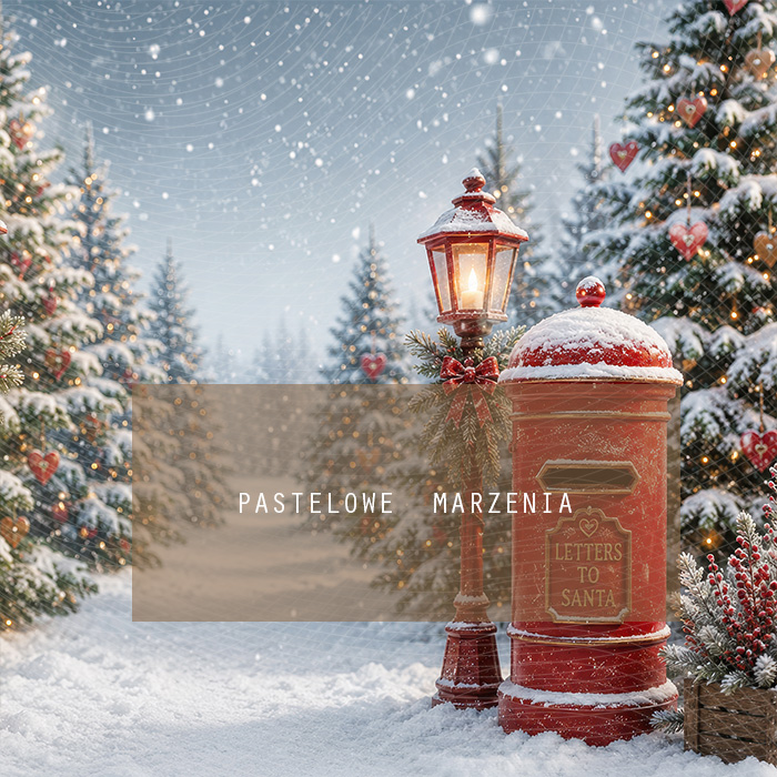Fabric photographic background from the Christmas category, Frame 250x250 cm