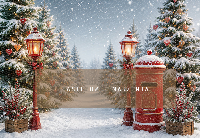 Fabric photographic background from the Christmas category, Frame 290x200 cm