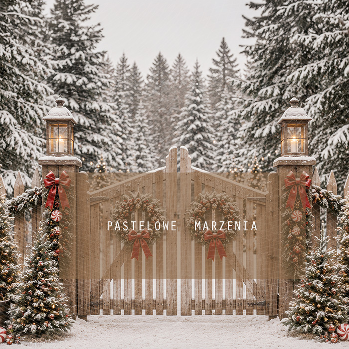 Fabric photographic background from the Christmas category, Frame 250x250 cm