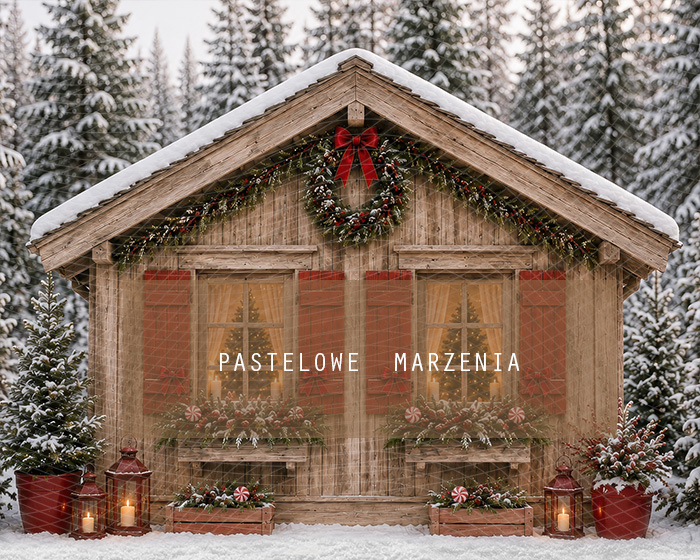 Fabric photographic background from the Christmas category, Frame 250x200 cm