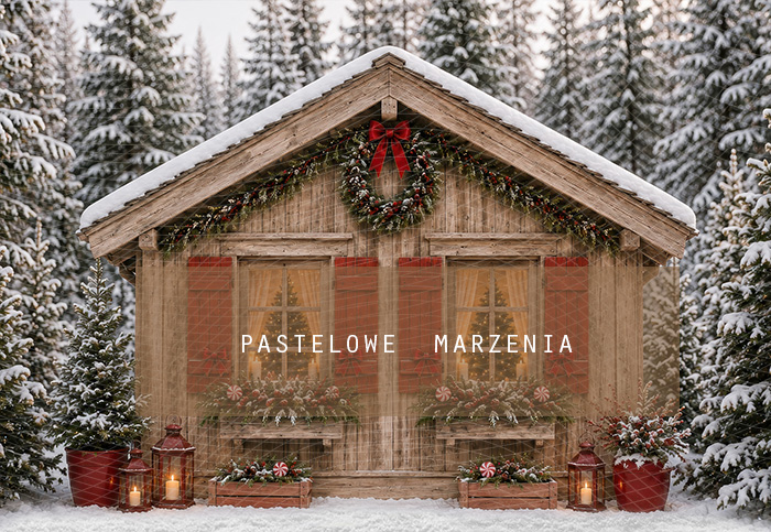 Fabric photographic background from the Christmas category, Frame 290x200 cm