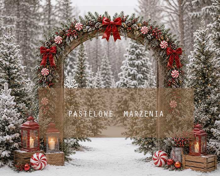 Fabric photographic background from the Christmas category, Frame 250x200 cm