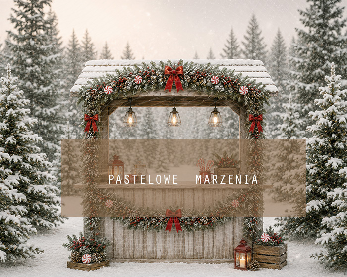 Fabric photographic background from the Christmas category, Frame 250x200 cm