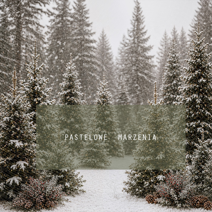 Fabric photographic background from the Christmas category, Frame 250x250 cm