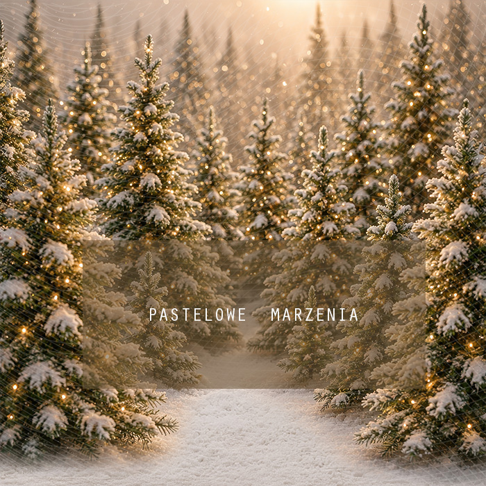 Fabric photographic background from the Christmas category, Frame 250x250 cm