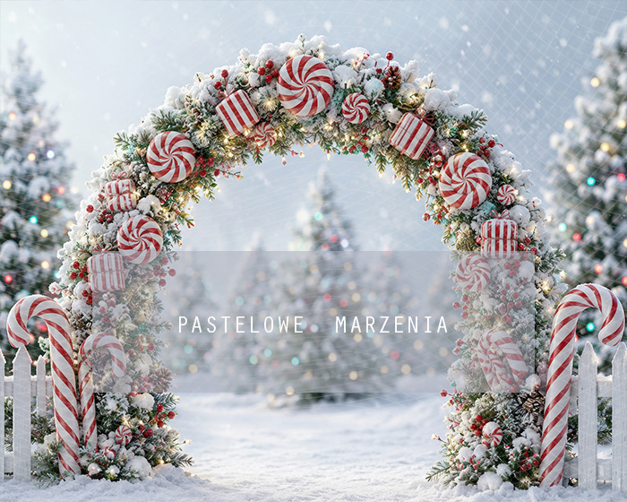 Fabric photographic background from the Christmas category, Frame 250x200 cm