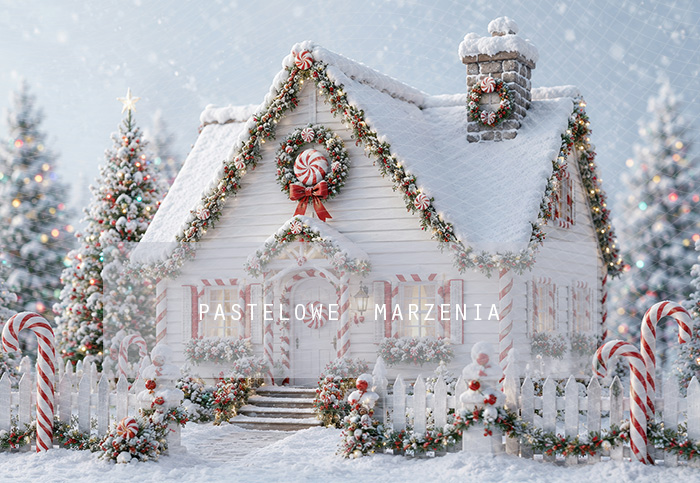 Fabric photographic background from the Christmas category, Frame 290x200 cm