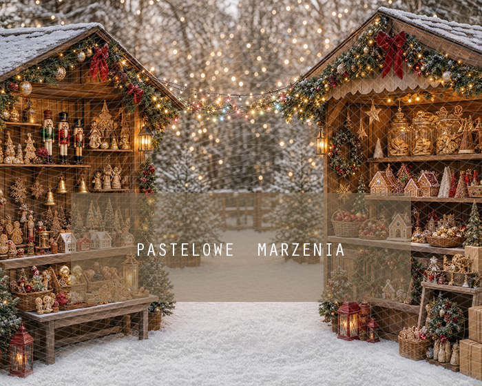 Fabric photographic background from the Christmas category, Frame 250x200 cm