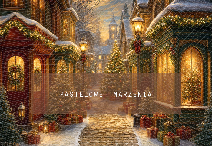 Fabric photographic background from the Christmas category, Frame 290x200 cm
