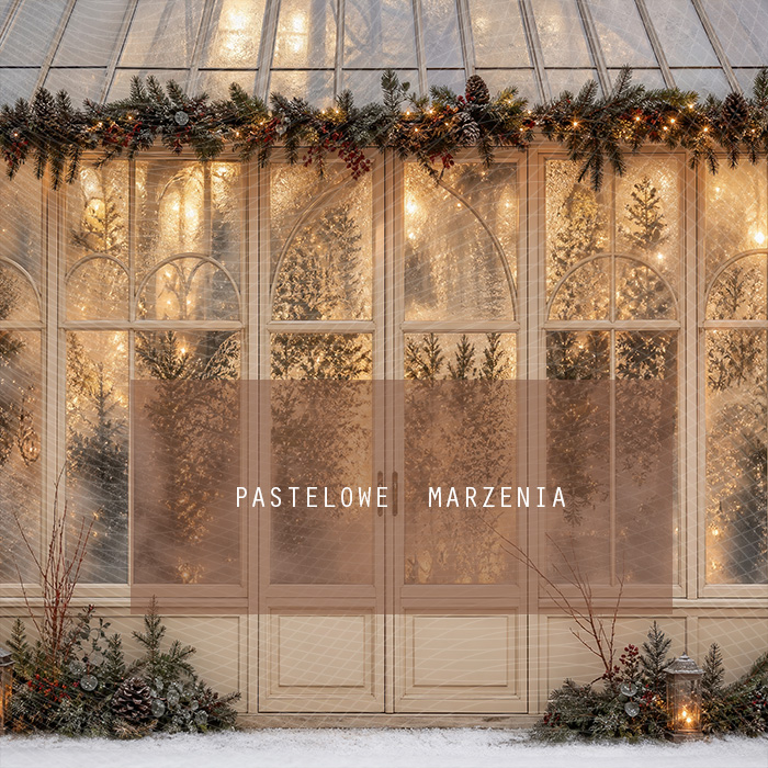 Fabric photographic background from the Christmas category, Frame 250x250 cm