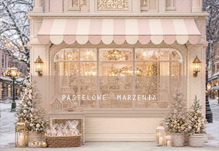 Fabric photographic background from the Christmas category, Frame 290x200 cm
