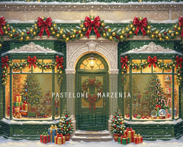 Fabric photographic background from the Christmas category, Frame 250x200 cm