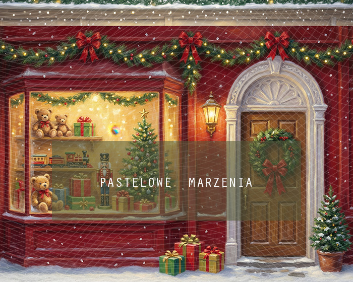 Fabric photographic background from the Christmas category, Frame 250x200 cm