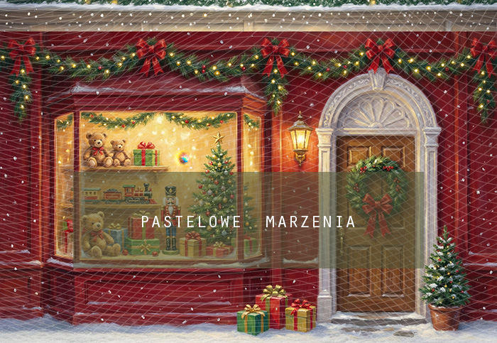 Fabric photographic background from the Christmas category, Frame 290x200 cm