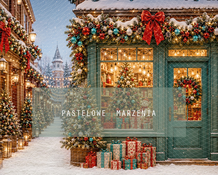 Fabric photographic background from the Christmas category, Frame 250x200 cm