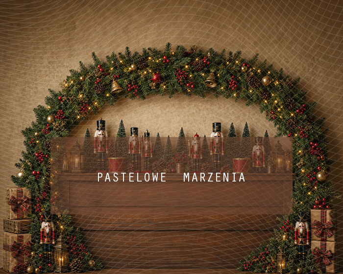 Fabric photographic background from the Christmas category, Frame 250x200 cm