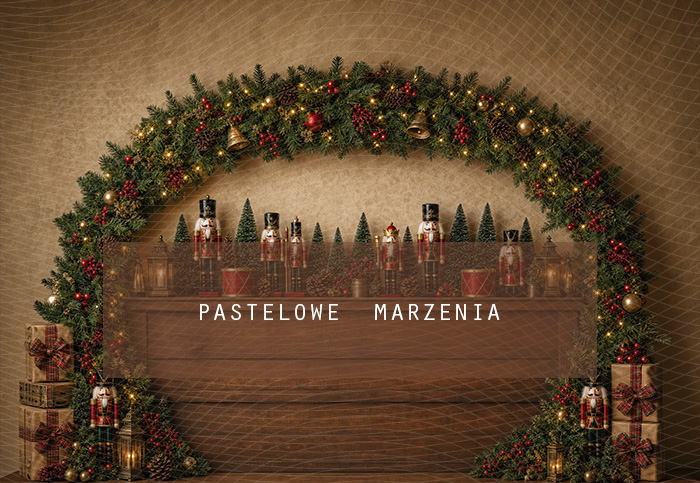 Fabric photographic background from the Christmas category, Frame 290x200 cm