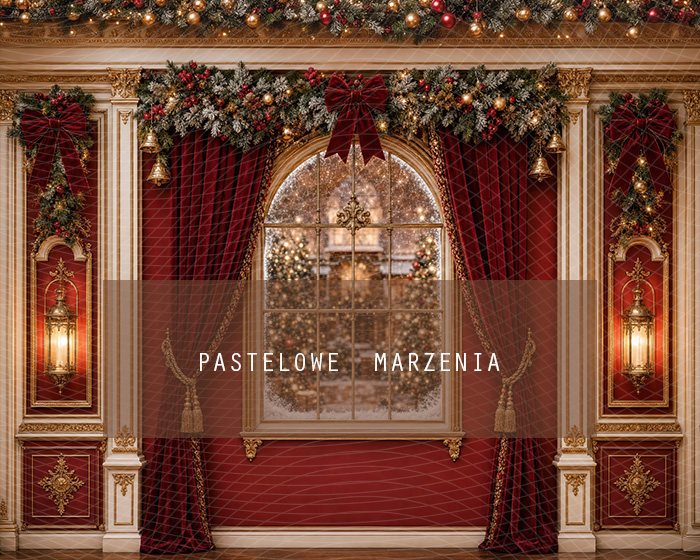 Fabric photographic background from the Christmas category, Frame 250x200 cm