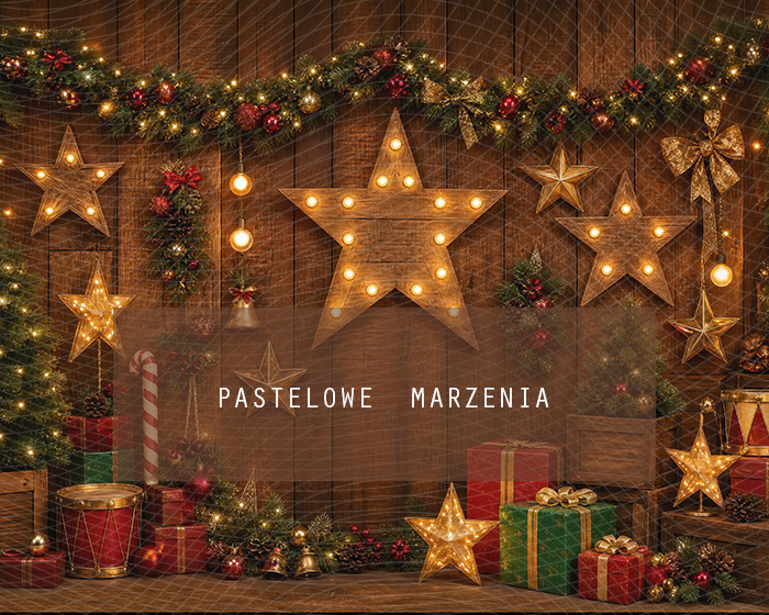 Fabric photographic background from the Christmas category, Frame 250x200 cm