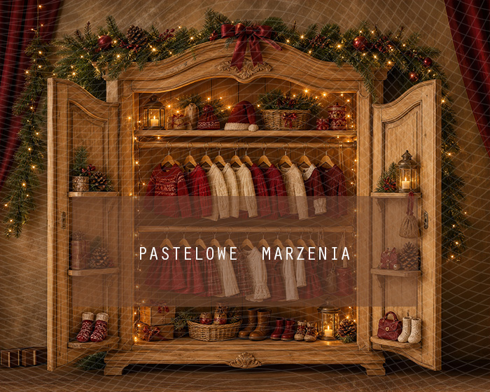 Fabric photographic background from the Christmas category, Frame 250x200 cm