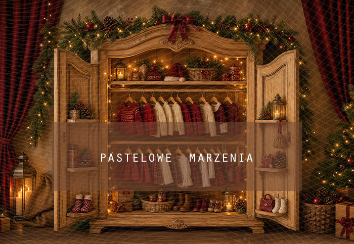 Fabric photographic background from the Christmas category, Frame 290x200 cm