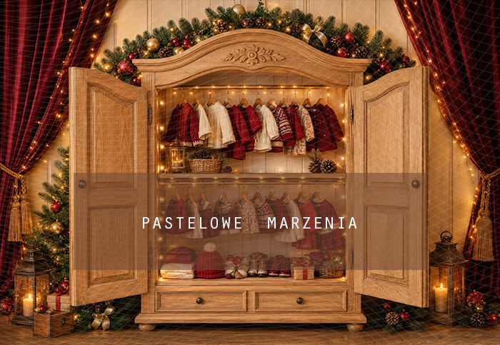 Fabric photographic background from the Christmas category, Frame 290x200 cm