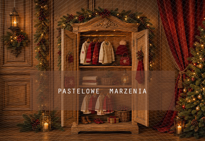 Fabric photographic background from the Christmas category, Frame 290x200 cm