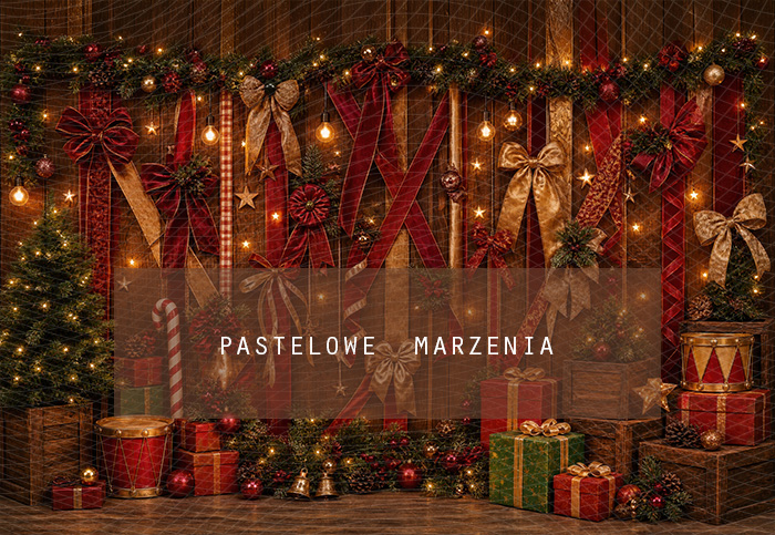 Fabric photographic background from the Christmas category, Frame 290x200 cm