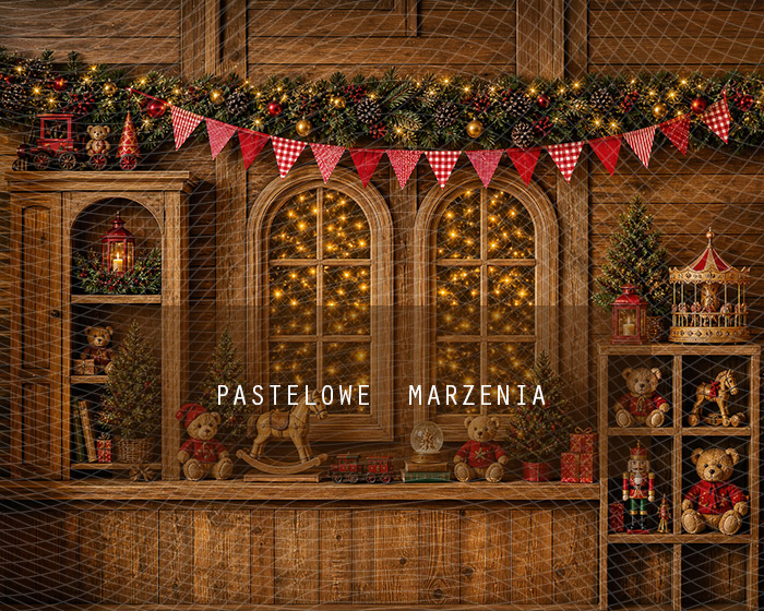 Fabric photographic background from the Christmas category, Frame 250x200 cm