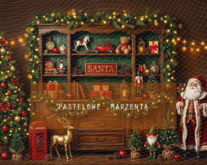 Tło fotograficzne materiałowe z kategorii Boże Narodzenie, Kadr 250x200 cm
