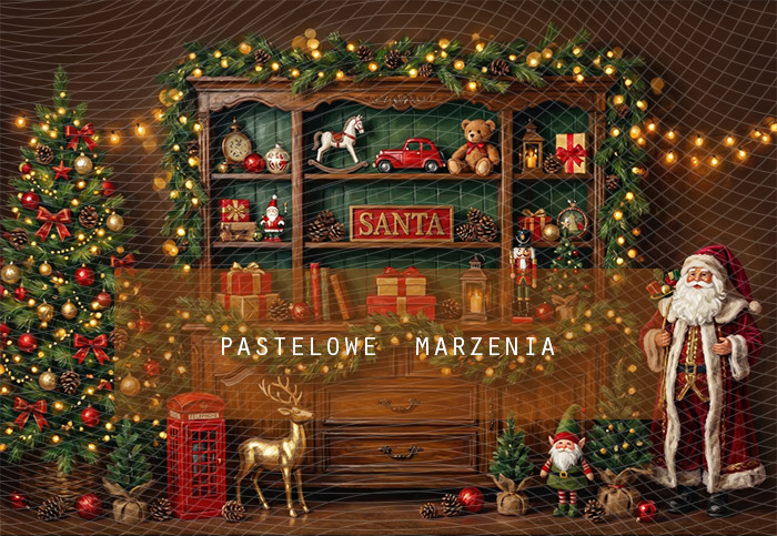 Tło fotograficzne materiałowe z kategorii Boże Narodzenie, Kadr 290x200 cm