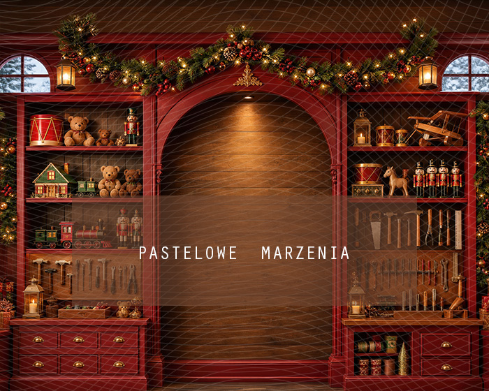 Fabric photographic background from the Christmas category, Frame 250x200 cm