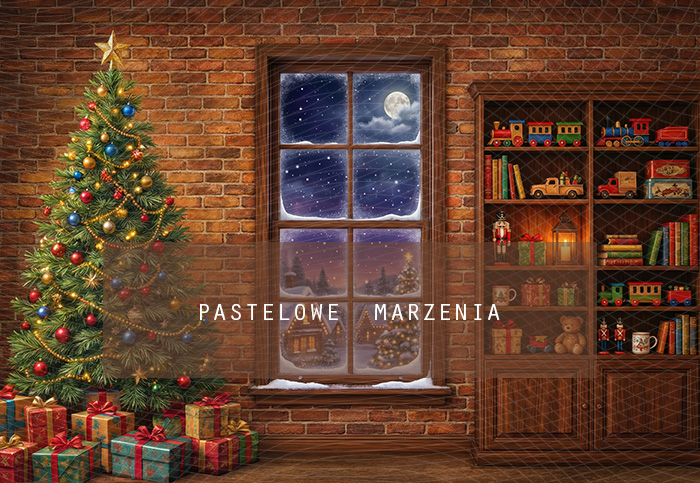 Fabric photographic background from the Christmas category, Frame 290x200 cm