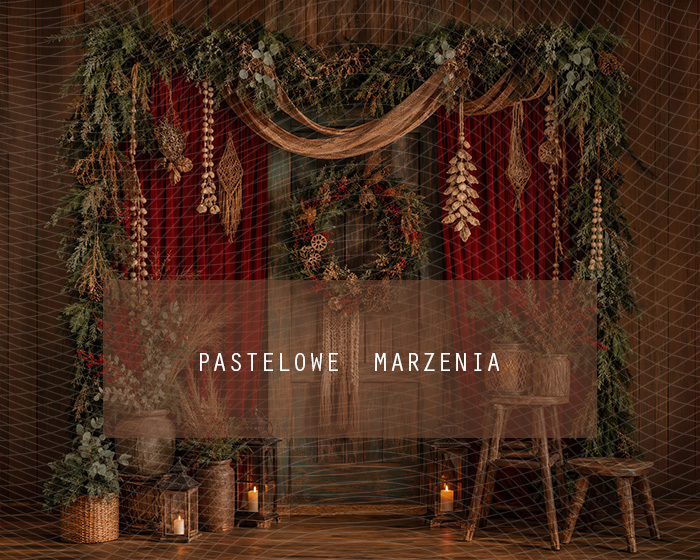 Fabric photographic background from the Christmas category, Frame 250x200 cm