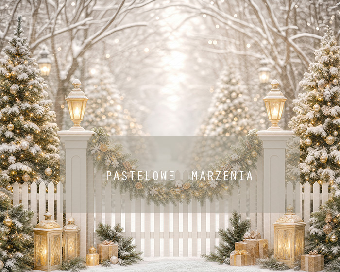 Fabric photographic background from the Christmas category, Frame 250x200 cm